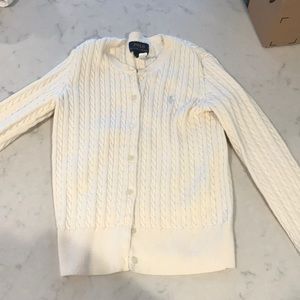 Ralph Lauren Girls cream sweater